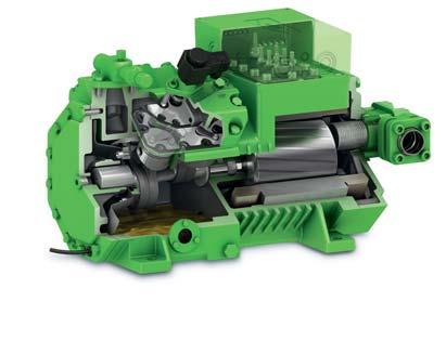 Standard Features BITZER ECOLINE Compressor BITZER has always paid special attention to the efficiency of compressors and a few years ago introduced the BITZER ECOLINE series, which has been