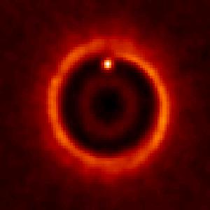 M planet / M star = 0.5M Jup / 1.