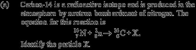 Radioactive decay It is a proton.