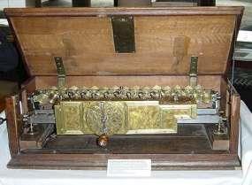 Gottfried Wilhelm Leibniz German mathematician 1694 mechanical calculating device that could +,-,x, Stepped Reckoner Used the binary numeration system in its
