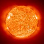 Fusion Interior of sun 15 million C