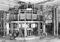 14.3. NUCLEAR REACTORS 9 Fig. 14.3.9 - The Tokamak Fusion Test Reactor at Princeton University is an experimental facility used to learn how to induce fusion between hydrogen nuclei.