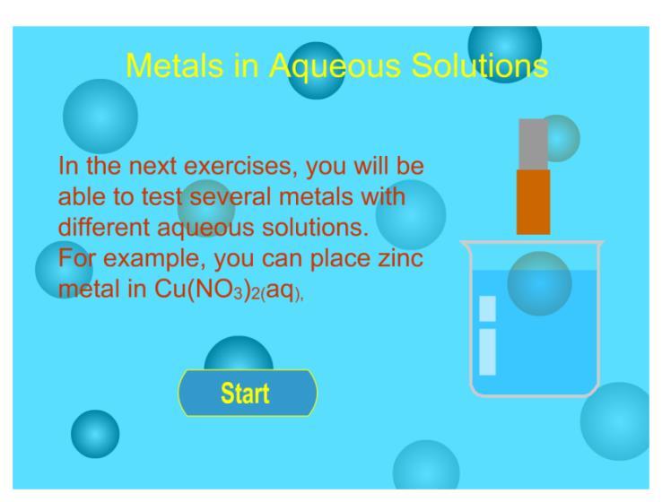 Sketch the labelled molecular scale reaction for any metal reducing agent/oxidizing agent combination and write the balanced net ionic equation. Directions 1.
