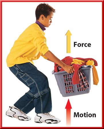 1 Work and Power Applying Force and Doing Work To do work, an object must move in the direction a force is