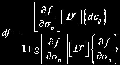 dimension of (stress) 2, such that the quantities f and also have the units of stress.