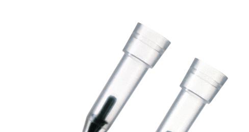 Product features and benefits > Ready-for-use piston integrated in tip for contamination-free pipetting in positive displacement mode > Ideal for liquids that are viscous (e.