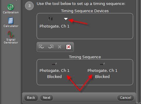 ) Click [ ] and then select [Blocked]. (3) Create and configure a timer.