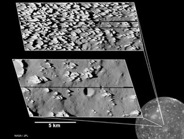 Dark Material Dark Material coats the surface of the moon. But not at high altitudes!