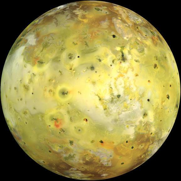 Io Mass: 8.93 x 10 22 kg Diameter: 3640 km Density: 3.528 gm/cm 3 Rotation: Synchronous Revolution: 1.769 days Surface gravity: 1.