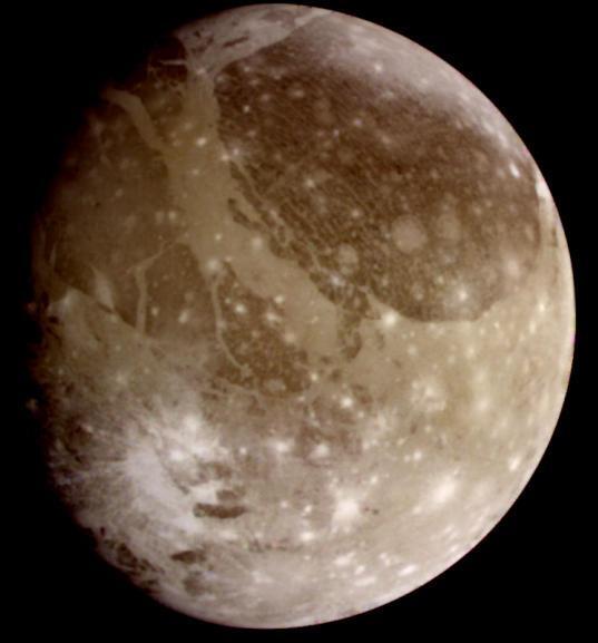 Galileo Regio Galileo Regio is the circular dark region.