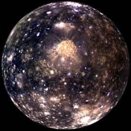 Callisto is a Cratered World Callisto is a colorful cratered world. Here craters dominate as there is little tectonic activity.