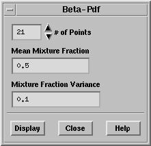 Modeling Non-Premixed Combustion Step 12: Graphics and Alphanumeric Reports in prepdf prepdf supplies a number of utilities that allow you to examine the result of the look-up table computations.