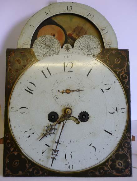 It was common for clockmaker s to purchase dials from specialist makers, and given that Leicester is not that far from Birmingham, it is quite possible that the dial on the Robotham clock is by Byrne.