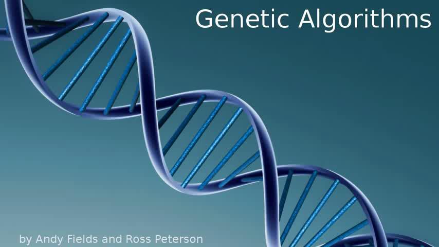 Non-mechanistic models: Genetic algorithm