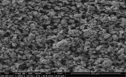 3.4. Scanning Electron Micrograph (SEM) The SEM images shown in figure 3 (a & b), with low and high magnification, respectively.