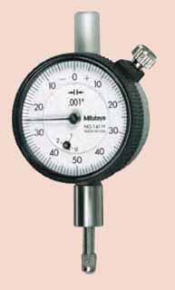 Dial Indicators SERIES 1 Inch Stem dia. 3/8" #4-48 UNF Thread Range / Rev Dial reading Accuracy Measuring force ANSI/AGD type Graduation Range (W/Lug) (Flat-back) First 2.5 Rev Overall Accuracy.0001".