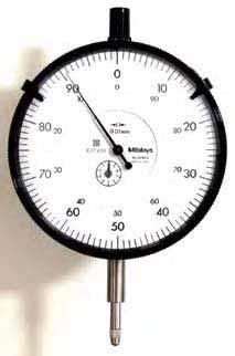 Dial Indicators SERIES 4 Large Dial Face Dial gauges with a large-diameter (92mm / 3.62 ) graduation face to ease reading. All types come with limit pins and an outer frame clamp as standard.