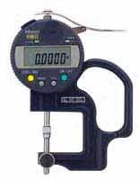 Thickness Gages SERIES 547, 7 Optional Accessories 905338: SPC cable (40" / 1m) for digital type 905409: SPC cable (80" / 2m) for digital type 902011: Spindle lifting lever for metric dial type