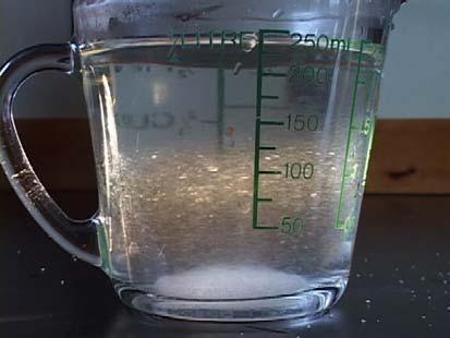 3 In a saturated solution, the dissolved solute is in dynamic