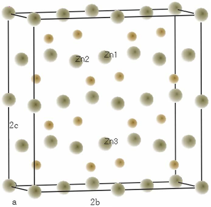 18 J. Zhang et al. / Physica B 5 (21) 17 151 According to the Ref. [16], the zinc-blende ZnO has a cubic crystal system (space group F3M, a=b=c=.6 Å, and a=b=g=91). The doping of x=.