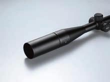 For illuminated reticle models, the adjustment graduation is designed as 1cm for 100m, which is favoured by European users, who are more familiar with it.