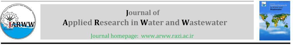 P a g e 99 Journal of Appled Research n Water and Wastewater 7(017) 99-304 Orgnal paper Mean flow characterstcs, vertcal structures and bed shear stress at open channel bfurcaton Abar Safarzadeh 1,*,