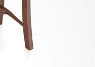 H ½ Leg styles available: AA, NN, PC, PF, PG, TD Matching stool available Available in an