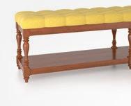 Available in an only BNN Bench D X W ½ X H ¾ Upholstered