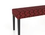 BNN A Upholstered bench BNN A-NA D X W X H ¼ Available in an only Nail options : B - Bronze, C - Pewter