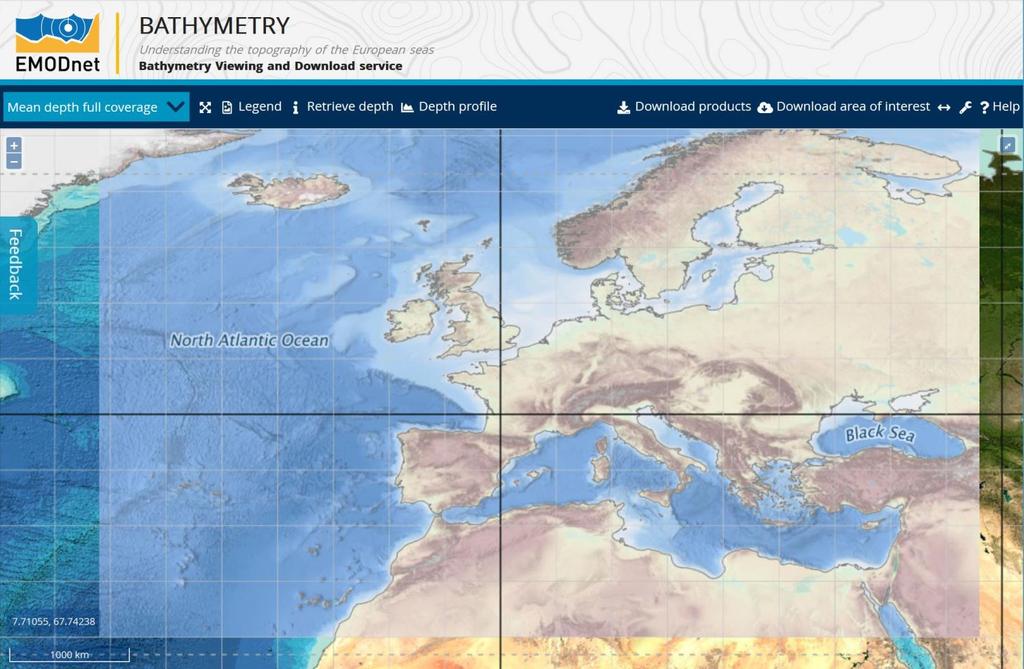 Bathymetry Viewing and
