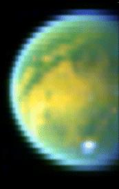 GLOBAL COVERAGE OF TITAN Cassini near-infrared image of Titan (NASA) Day 100