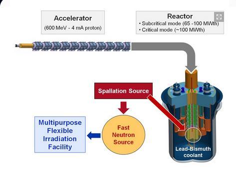 MYRRHA PROJECT MYRRHA, a flexible fast spectrum research reactor (50-100 MW th ) is conceived as an accelerator driven system (ADS), able to operate in