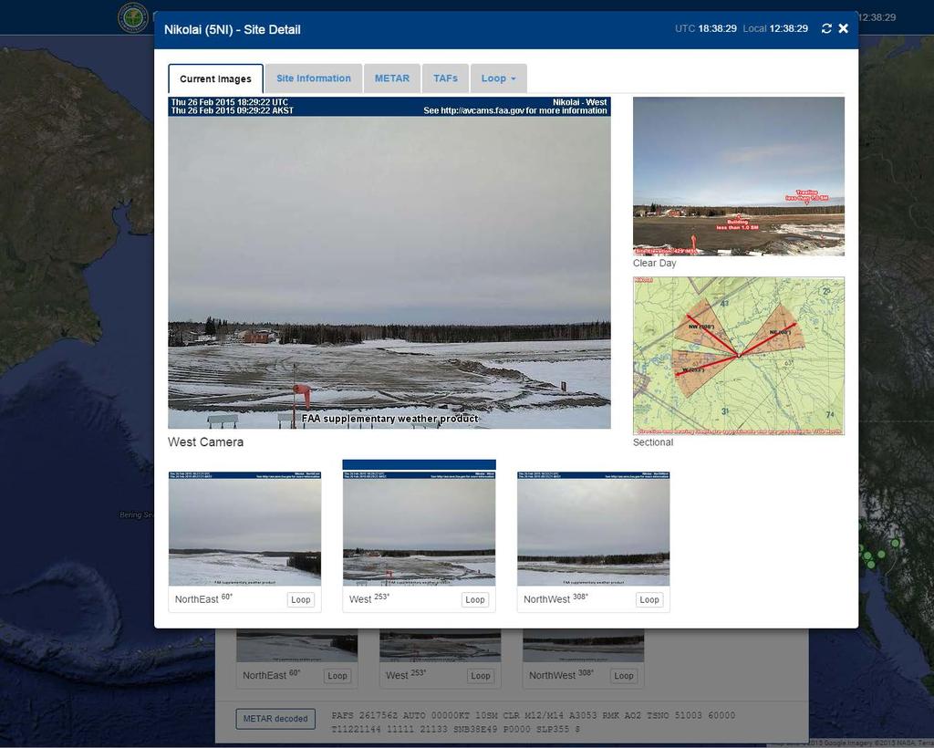 Current Alaska Webcam Image Reference Image (with