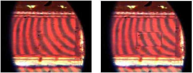 6 Fig. 5. Demonstration of deformable mirror capability at JPL. Mirror PSD has been corrected by a factor of 1 million within needed mid-spatial frequencies. (Trauger, et. al., 2002) Fig. 6.