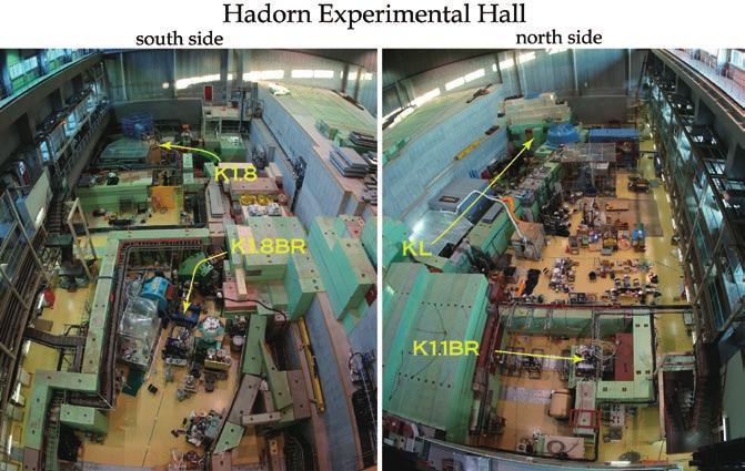 Nuclear and Particle Physics Facility At the 50GeV Synchrotron, nuclear and particle physics experiments are performed using high-intensity beams such as the kaon beam, pion beam, neutrino beam as
