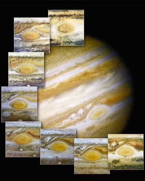 Jupiter: Giant of the Solar System Jupiter s Red spot : A huge storm that has raged for over 300