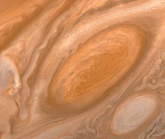 Great Red Spot on Jupiter STC/MS E ARTH IN S PACE