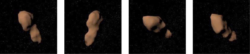 FIGURE 13.15 Near-Earth Asteroid. Toutatis is a 5-kilometer long NEA that approached within 3 million kilometers of Earth in 1992.