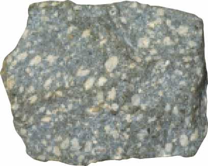 rocks are made mostly of dark-colored silicate minerals and plagioclase feldspar.