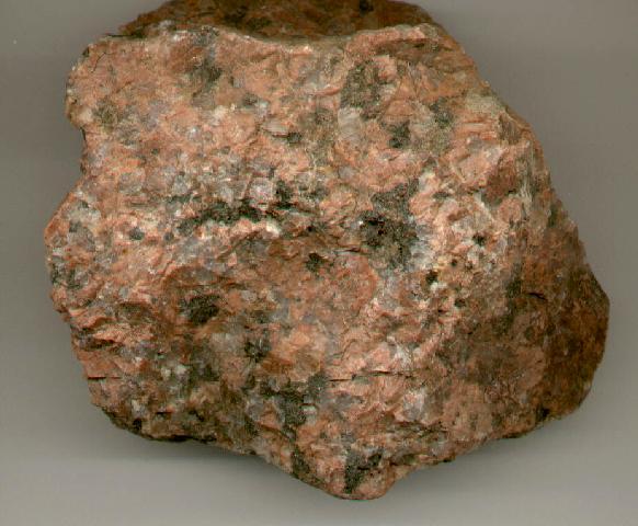Rhyolite Granite is a pink/pinkishwhite rock composed