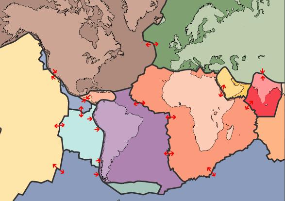 5. Plate Tectonics World Plates E B A G F Caribbean Plate C Pacific Plate Nazca Plate http://news.yourolivebranch.