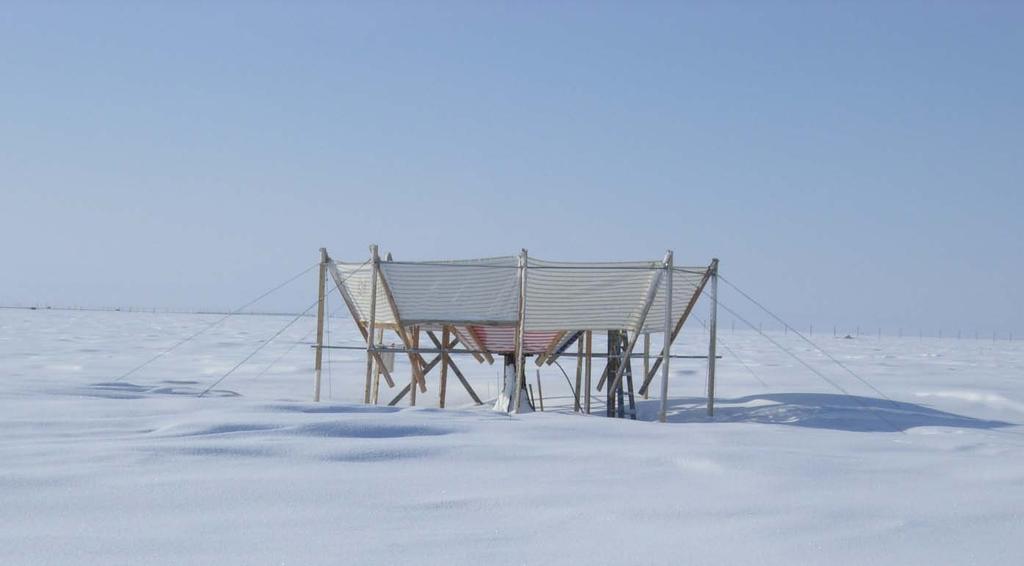 Wyoming snow gauge Blowing snow is a major problem. Wyoming snow gauges are designed to provide accurate measurements of snowfall water equivalent.
