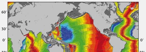 Tectonic features off the coast of Washington and the
