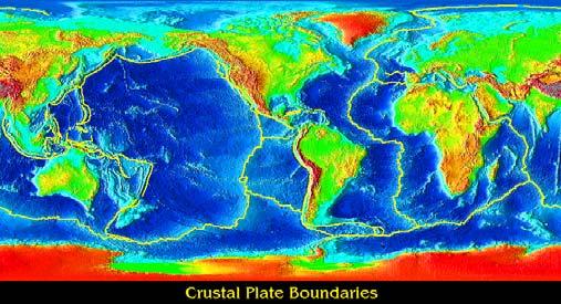 4-12 Open ocean convergence zones are called trenches Marianas trench Plate Tectonics 1)The plate tectonic system 2)A theory is born