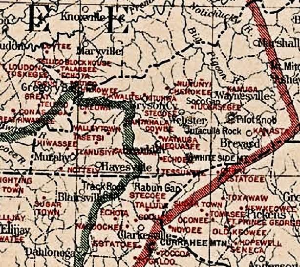 Map- The Cherokee