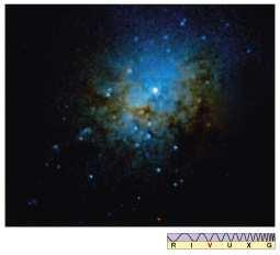 The most intense starbursts occur in violently interacting galaxy pairs.