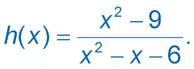 Graph a Rational Function with Common Factors Determine any vertical and horizontal