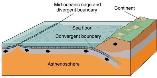 Plate boundaries