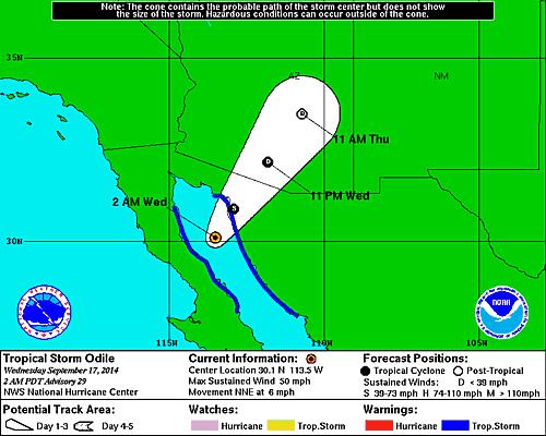 Eastern Pacific Tropical Storm 