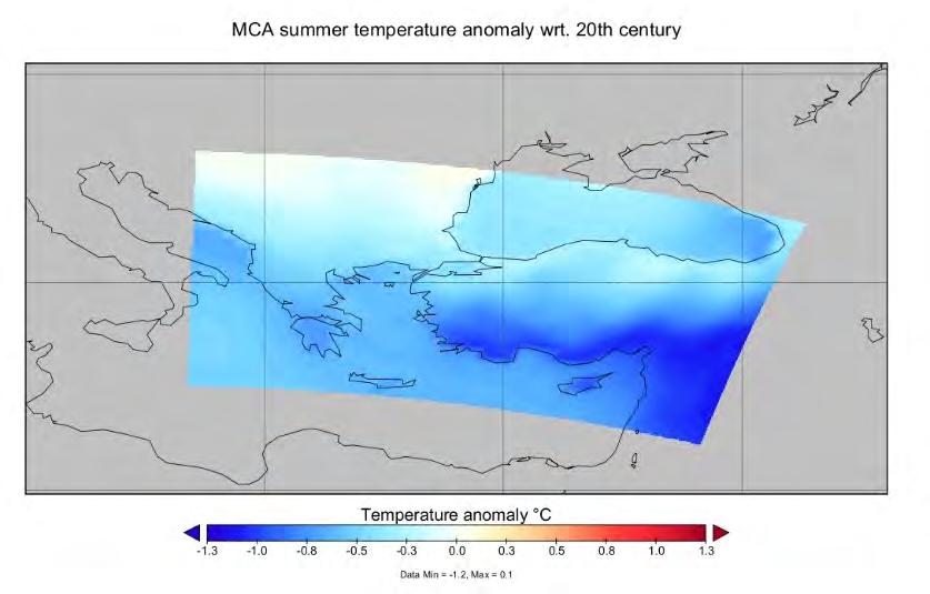 Medieval Climate Anomaly Summer OETZI2, Hünicke et